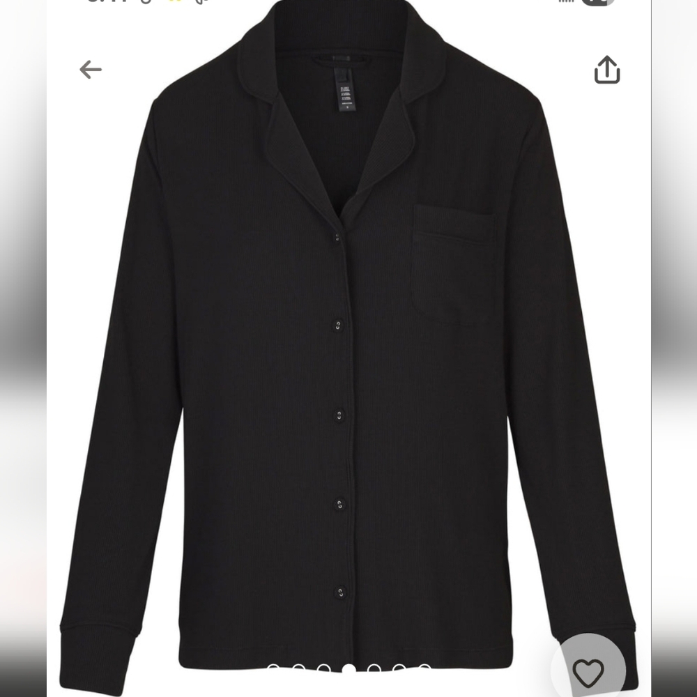 Skims Soft Lounge Long Sleeve Sleep Shirt